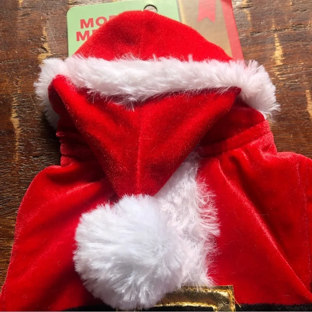 NWT kitten Santa Christmas more Merrier Costume XS
